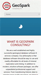 Mobile Screenshot of geosparkconsulting.com