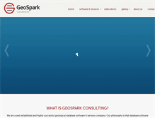 Tablet Screenshot of geosparkconsulting.com
